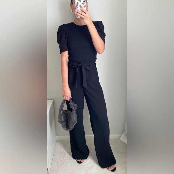 Express Black Wide Leg Pants - Picture 2 of 15
